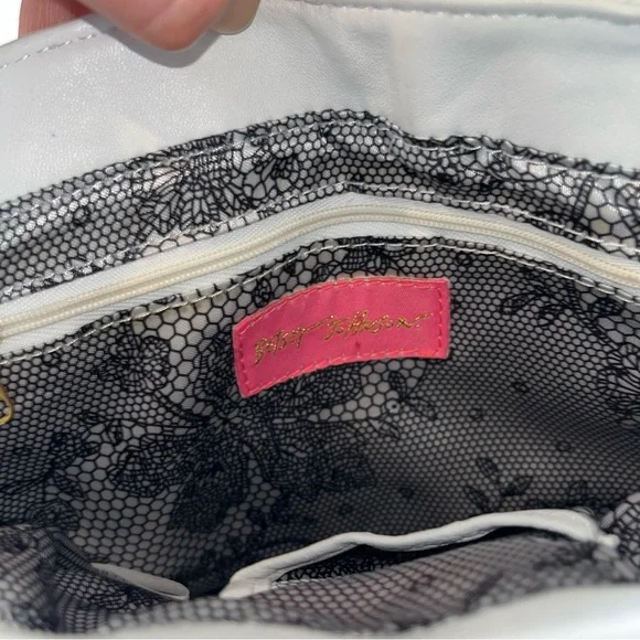 Betsey Johnson Vintage Y2K Cow Leather Bag - Picture 9 of 12